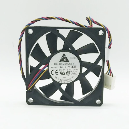 Original DELTA AFC0712DB Cooling Fan 12V 0.45A 5.4W 4wires AFC0712DB Fans